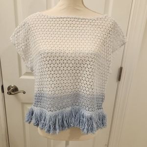 Banana Republic custom dyed top, size L